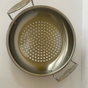 All-Clad Outdoor Stainless-Steel 11" Round Grill Basket - New